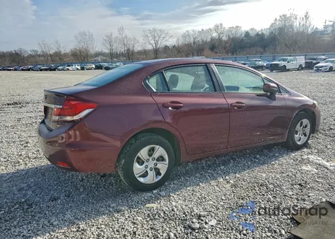 2015 Honda Civic Lx z USA, uszkodzony, nr VIN 19XFB2F53FE089520